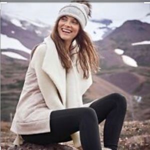 Athleta Sherpa/ fleece lined vest